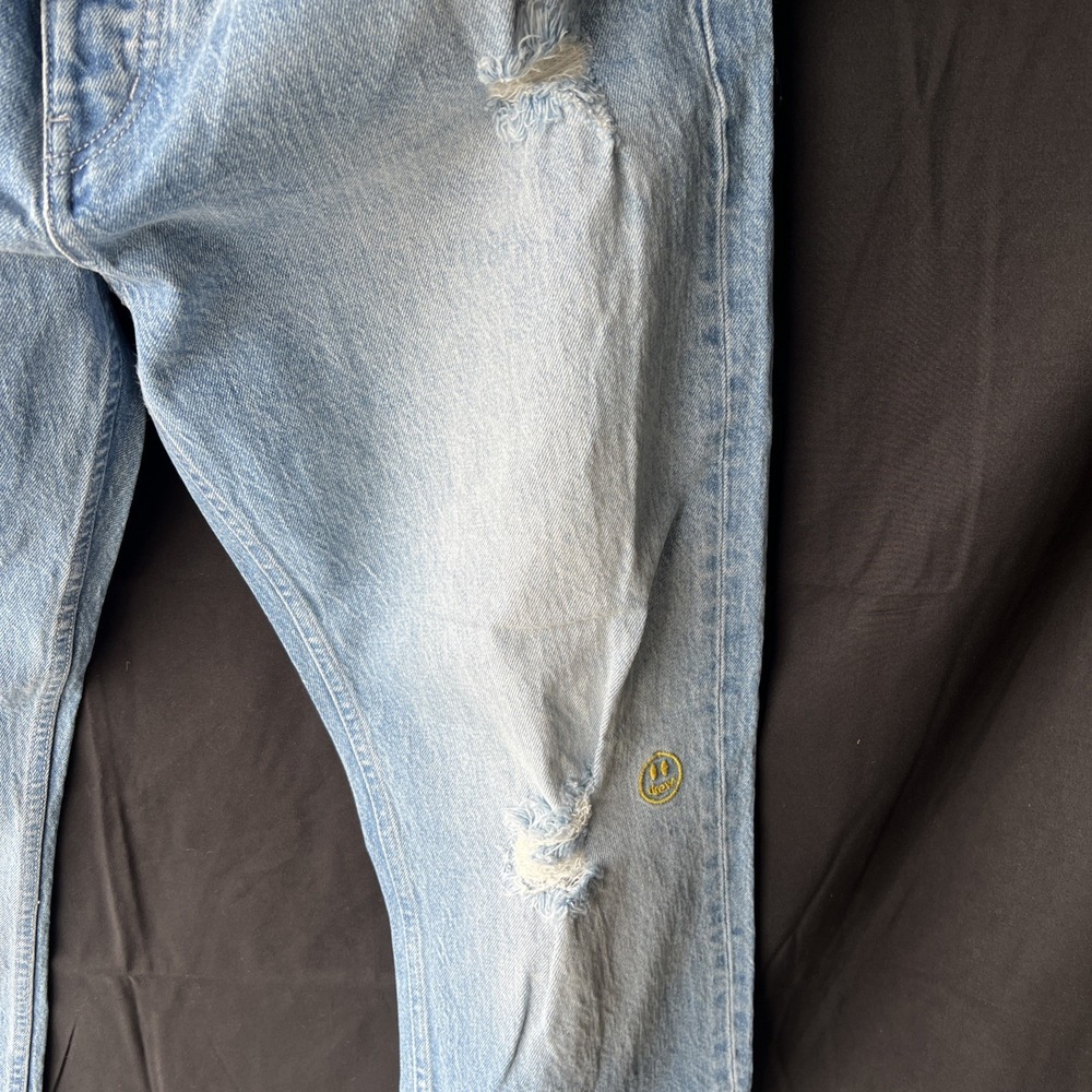 Drew House tapered leg jean Colfax Wash Size 36 …b37 - Picture 2 of 4